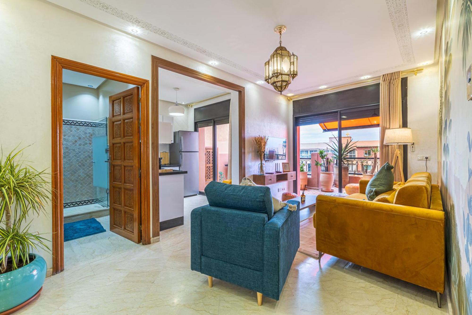 Le Jasmin - Appartement Authentique A Gueliz Μαρακές Εξωτερικό φωτογραφία