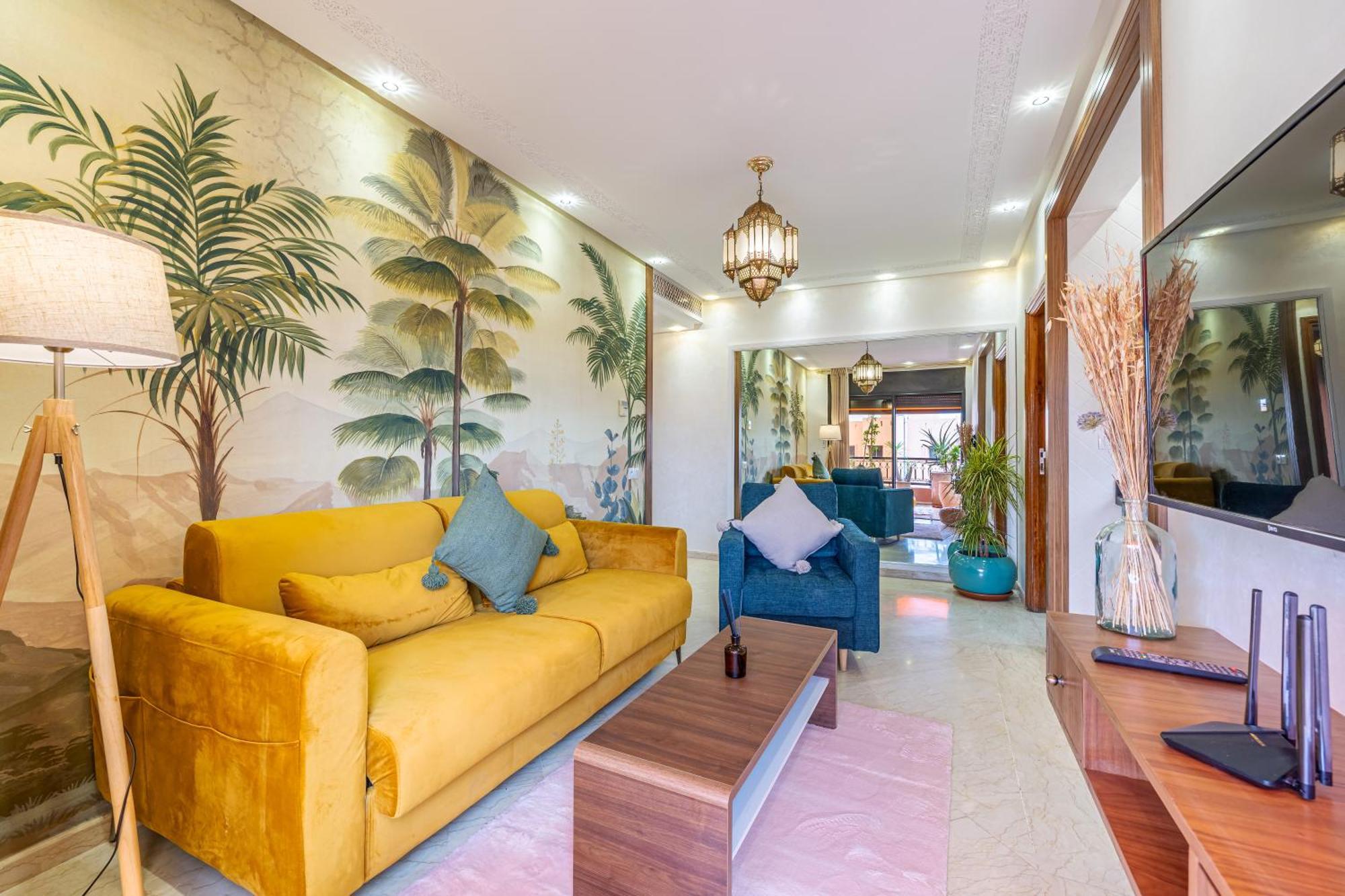 Le Jasmin - Appartement Authentique A Gueliz Μαρακές Εξωτερικό φωτογραφία